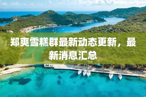 郑爽雪糕群最新动态更新，最新消息汇总