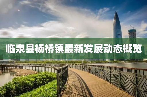 临泉县杨桥镇最新发展动态概览