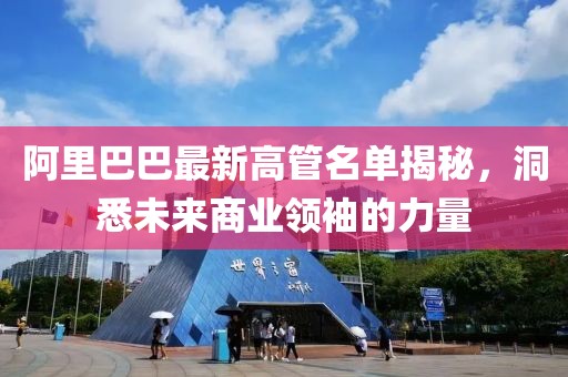 阿里巴巴最新高管名单揭秘，洞悉未来商业领袖的力量