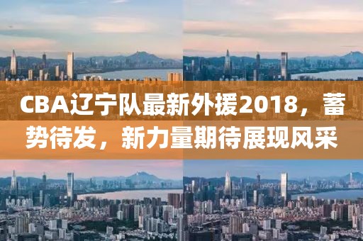CBA辽宁队最新外援2018，蓄势待发，新力量期待展现风采