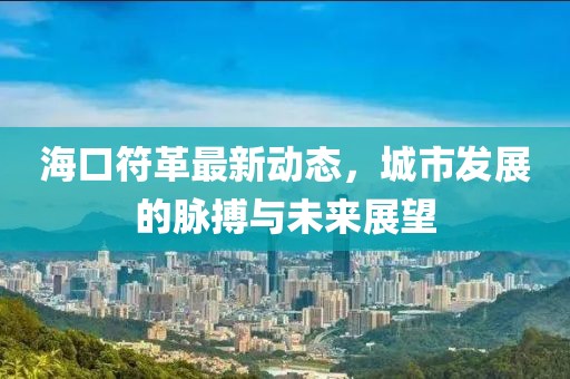 海口符革最新动态，城市发展的脉搏与未来展望