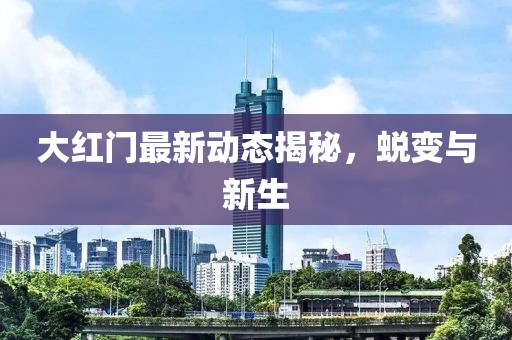 大红门最新动态揭秘，蜕变与新生