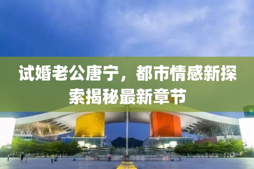 试婚老公唐宁，都市情感新探索揭秘最新章节