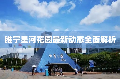 睢宁星河花园最新动态全面解析