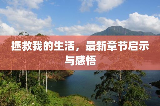 拯救我的生活，最新章节启示与感悟