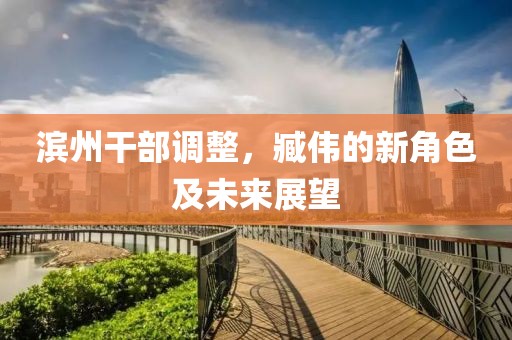 滨州干部调整，臧伟的新角色及未来展望