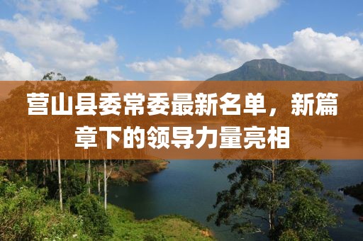 营山县委常委最新名单，新篇章下的领导力量亮相