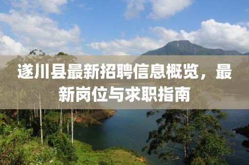 遂川县最新招聘信息概览，最新岗位与求职指南