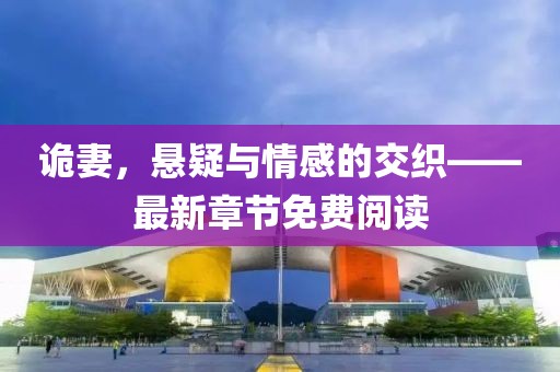 诡妻，悬疑与情感的交织——最新章节免费阅读