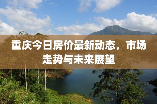 重庆今日房价最新动态，市场走势与未来展望