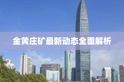 金黄庄矿最新动态全面解析
