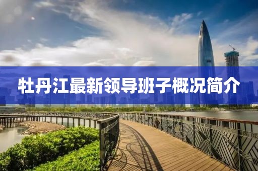 牡丹江最新领导班子概况简介