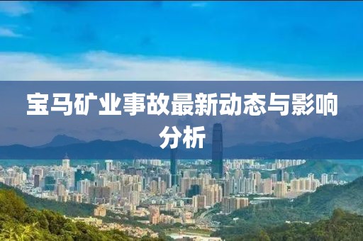 宝马矿业事故最新动态与影响分析