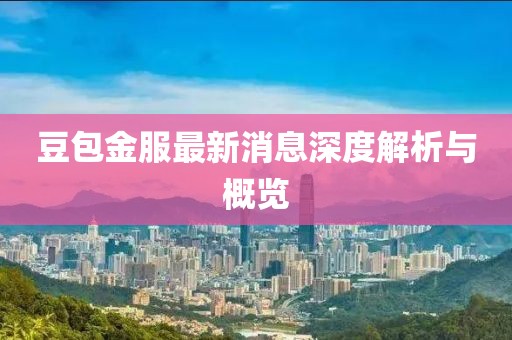 豆包金服最新消息深度解析与概览