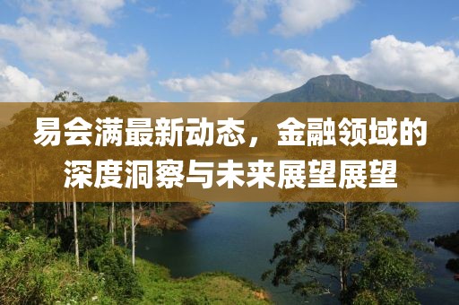 易会满最新动态，金融领域的深度洞察与未来展望展望