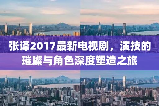 张译2017最新电视剧，演技的璀璨与角色深度塑造之旅