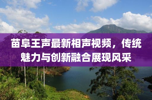 苗阜王声最新相声视频，传统魅力与创新融合展现风采