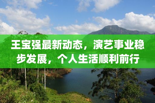 王宝强最新动态，演艺事业稳步发展，个人生活顺利前行