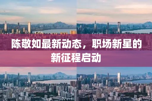 陈敬如最新动态，职场新星的新征程启动