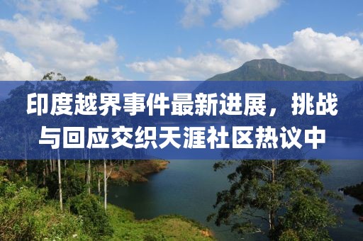 印度越界事件最新进展，挑战与回应交织天涯社区热议中