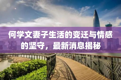 何学文妻子生活的变迁与情感的坚守，最新消息揭秘