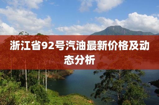 浙江省92号汽油最新价格及动态分析
