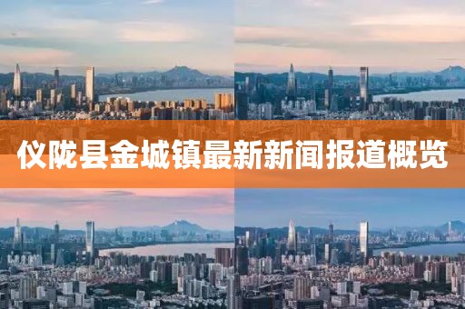 仪陇县金城镇最新新闻报道概览