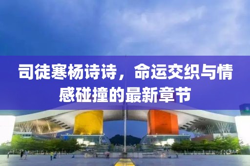 司徒寒杨诗诗，命运交织与情感碰撞的最新章节