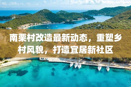南栗村改造最新动态，重塑乡村风貌，打造宜居新社区