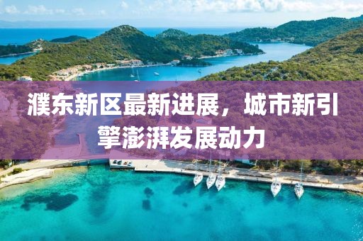 濮东新区最新进展，城市新引擎澎湃发展动力