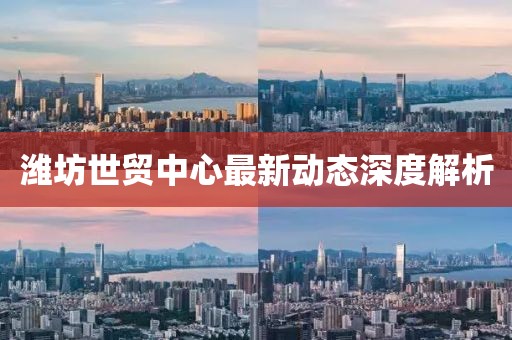 潍坊世贸中心最新动态深度解析