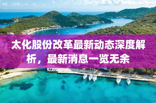 太化股份改革最新动态深度解析，最新消息一览无余