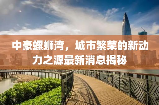 中豪螺蛳湾，城市繁荣的新动力之源最新消息揭秘