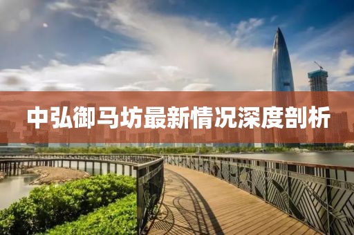 中弘御马坊最新情况深度剖析