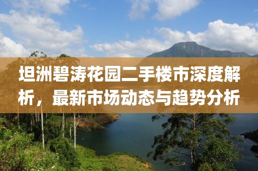 坦洲碧涛花园二手楼市深度解析，最新市场动态与趋势分析
