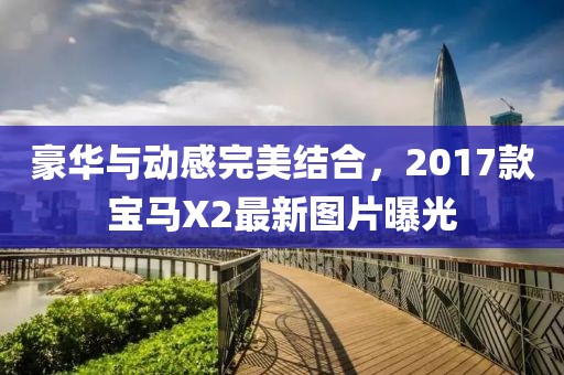 豪华与动感完美结合，2017款宝马X2最新图片曝光