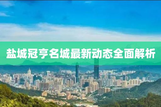 盐城冠亨名城最新动态全面解析