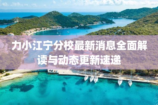 力小江宁分校最新消息全面解读与动态更新速递