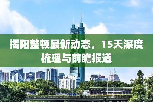揭阳整顿最新动态，15天深度梳理与前瞻报道
