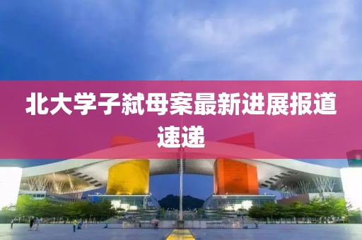 北大学子弑母案最新进展报道速递
