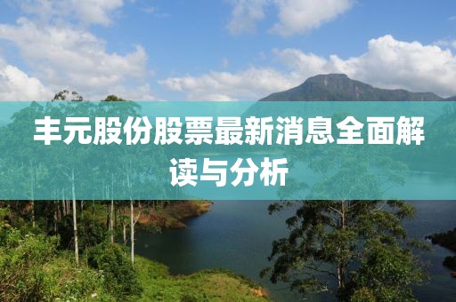 丰元股份股票最新消息全面解读与分析