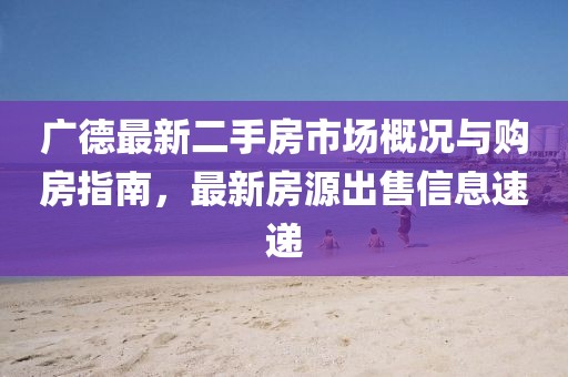 广德最新二手房市场概况与购房指南，最新房源出售信息速递
