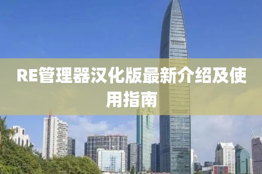 RE管理器汉化版最新介绍及使用指南