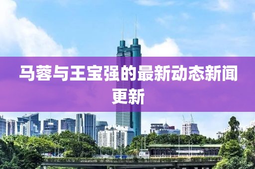 马蓉与王宝强的最新动态新闻更新