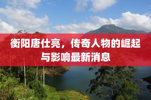 衡阳唐仕亮，传奇人物的崛起与影响最新消息