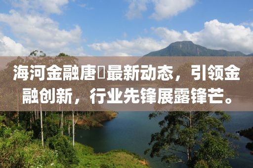 海河金融唐珣最新动态，引领金融创新，行业先锋展露锋芒。