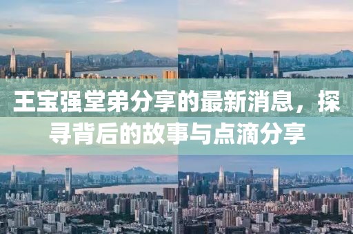 王宝强堂弟分享的最新消息，探寻背后的故事与点滴分享