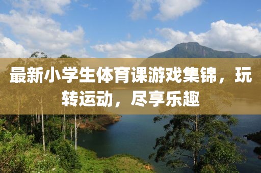 最新小学生体育课游戏集锦，玩转运动，尽享乐趣
