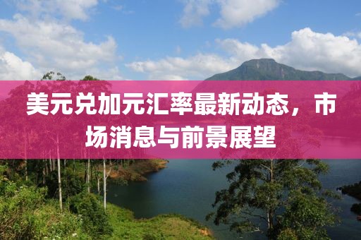 美元兑加元汇率最新动态，市场消息与前景展望