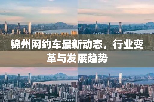 锦州网约车最新动态，行业变革与发展趋势